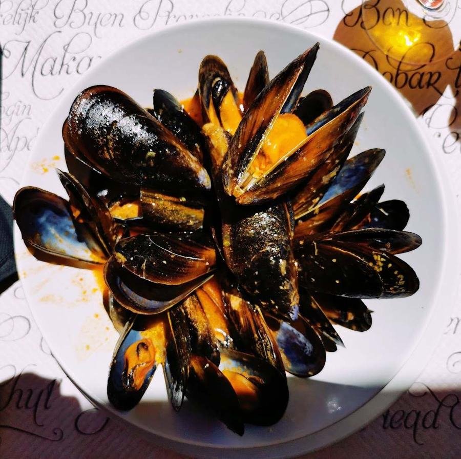 Plato de mejillones